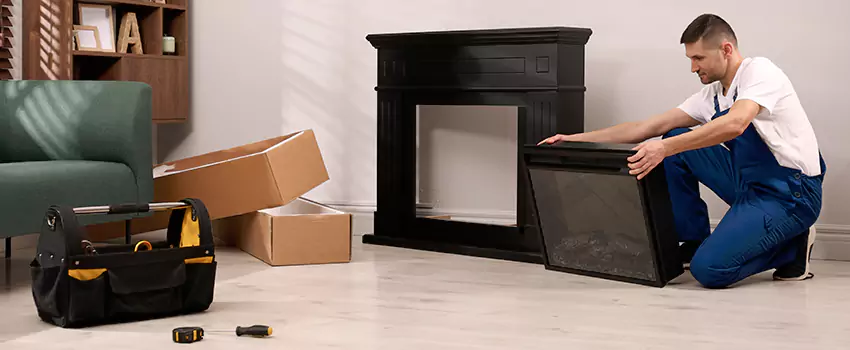Old Rusted Metal Fireplace Repair And Replacement in Chambersburg, PA